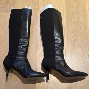 Via Spiga Black Heeled Boots